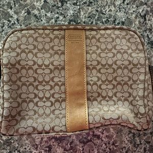 Coach makeup bag
